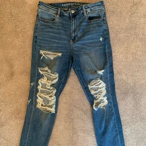 American Eagle Ripped Skinny Jeans